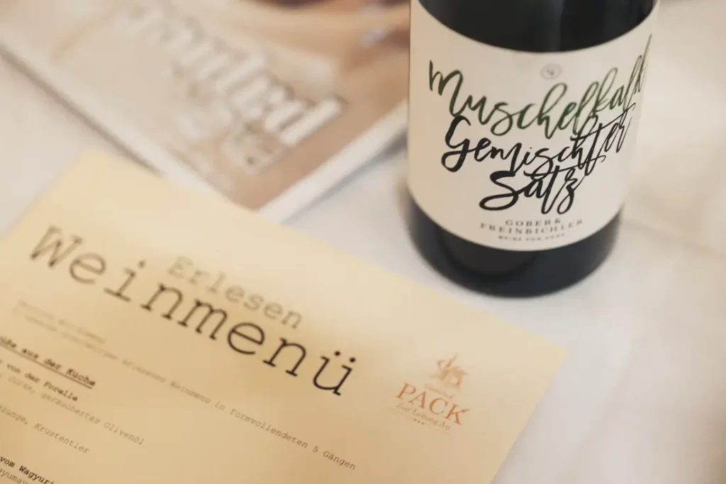 Erlesenes Weinmenü